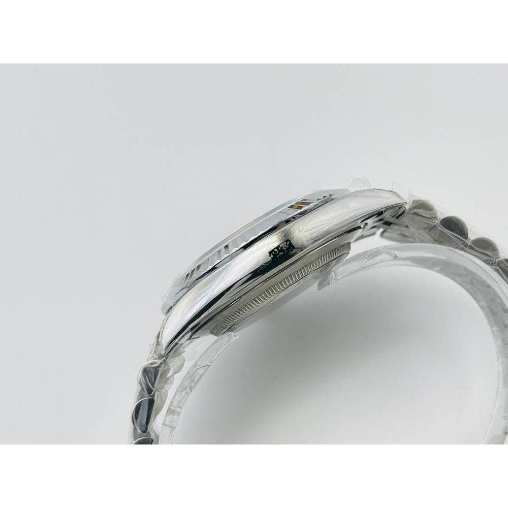 Rolex Datejust 126231 White Palm Dial White Gold Jubilee Bracelet Swiss Clone Movement