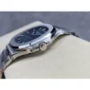 Nautilus 5811/1G 3K factory 1:1 Best Edition Blue Textured Dial on SS Bracelet A330 Super Clone