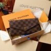 LV sarah flap long wallet
