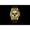 Rolex DIW Modified Datona Carbon Fiber Yellow Black Dial Swiss 4130 Movement