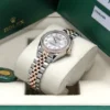 Christmas Promotion -Rolex Lady Datejust 28mm Everose Diamond Bezel Two-Tone 279381 For Women New