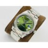 Rolex Day-Date White Gold Green Dial Swiss Clone 3255 Movement
