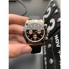 Rolex Daytona 116515LN Rose Gold Black Dial Rubber Strap Swiss 4130 Movement