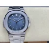 Nautilus 5811/1G 3K factory 1:1 Best Edition Blue Textured Dial on SS Bracelet A330 Super Clone