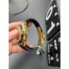 Rolex Daytona 116518LN Black Ceramic Bezel 18K Yellow Gold Dial Rubber Strap Swiss 4130 Movement