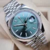 Rolex Datejust 41 Mint Green Dial Steel & White Gold m126334-0028