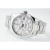 ROLEX Sky-Dweller 326934 904L SS ZF 1:1 Best Edition White Dial on SS Bracelet A2824