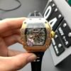 Richard Mille Rose Gold RM11-03 Men Automatic Transparent Dial