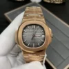 Patek Philippe Nautilus 5711/1R RG 3KF 1:1 Best Edition Brown Textured Dial on RG Bracelet A324 Super Clone V2