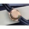 Rolex Daytona 116515 Rose Gold White Dial Rubber Strap A7750 Movement