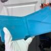 LV [Multiple short wallet] light blue (embossed)