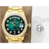 Rolex Day-Date All Gold Green Dial Diamond Bezel Super Clone 3255 Movement