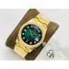 Rolex Day-Date All Gold Green Dial Diamond Bezel Super Clone 3255 Movement