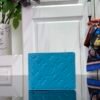 LV [Multiple short wallet] light blue (embossed)