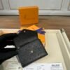 LV embossed wallet card holder