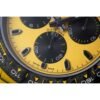 Rolex DIW Modified Datona Carbon Fiber Yellow Black Dial Swiss 4130 Movement