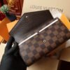 LV sarah flap long wallet