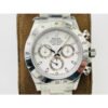 Rolex Daytona 116520 Steel Bezel White Dial Swiss Clone 4130 Movement