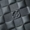 LV brazza wallet card holder embossed style