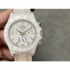 Rolex DIW Modified Datona All White Dial Swiss 4130 Movement