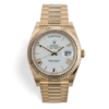 ROLEX 228238 DAY-DATE 40MM PRESIDENT 18K YELLOW GOLD SILVER ROMAN DIAL