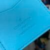 LV light blue (embossed) wallet wallet card holder