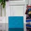 LV [Multiple short wallet] light blue (embossed)