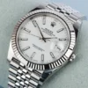 Rolex Datejust 41 Oystersteel and 18K White Gold 41 mm White Dial 126334-0010