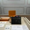 LV embossed wallet card holder