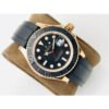 Rolex Yacht-Master 116655 Yellow Gold Black Ceramic Bezel Rubber Strap 3235 Movement