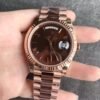 Rolex Day-Date 228235 Rose Gold Browm Dial President Bracelet A3255 (Tungsten Heavy Versio)