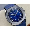 Patek Philippe Aquanaut 5168G-001 SS 3KF Best Edition Blue Dial on Blue Rubber Strap A324 Super Clone V3