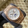 AP Royal Oak 41mm Complicated 26574 RG APS F1:1 Best Edition Silver Dial on GR Bracelet A5134 (CHS)ilver