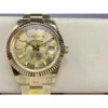 Rolex Sky-Dweller Navigator series m336938-0001 Yellow Gold Dial Steel Swiss 2824 Movement