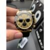 Rolex Daytona 116518LN Yellow Gold Dial Rubber Strap Swiss 4130 Movement