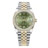 Rolex DATEJUST 31mm Oystersteel yellow gold and diamonds m126283rbr
