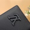 LV aerogram leather grainy mocha wallet