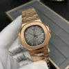 Patek Philippe Nautilus 5711/1R RG 3KF 1:1 Best Edition Brown Textured Dial on RG Bracelet A324 Super Clone V2