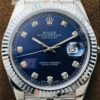 Rolex Datejust Blue Dial Diamond White Gold Swiss Clone Movement