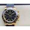 Rolex Daytona 116518LN Black Dial Rubber Strap A7750 Movement
