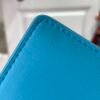 LV [Multiple short wallet] light blue (embossed)