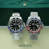 Rolex GMT Master II Batman & Pepsi 126710 Oyster Jubilee Bracelet Stainless Steel