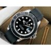 Rolex Yacht-Master 116655 White Gold Black Ceramic Bezel Rubber Swiss 3135 Movement