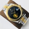Rolex Datejust 16238 Black Onyx Dial Gold Steel Jubilee Bracelet Swiss Clone Movement