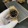 Rolex Day-Date 228238 Rose Gold Black Crystal Dial President Bracelet Swiss 3255 Movement