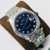 Rolex Datejust Blue Dial Diamond White Gold Swiss Clone Movement