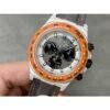 Rolex DIW Modified Datona Orange White Dial Swiss 4130 Movement