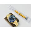 Rolex Submariner All Gold Blue Dial Blue Ceramic Bezel Swiss 3135 Movement