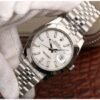 Rolex Datejust 116200 White Dial Jubilee Bracelet White Gold Swiss Clone Movement