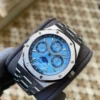 AP Royal Oak 41mm Complicated 26574PT SS APSF 1:1 Best Edition Ice Blue Dial on SS Bracelet A5134 (CHS)